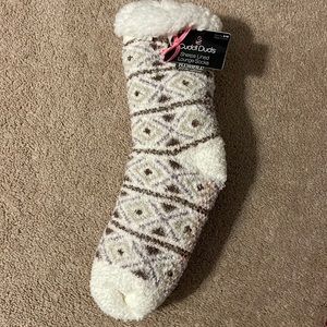 Cuddl Duds Sherpa Lined Lounge Socks